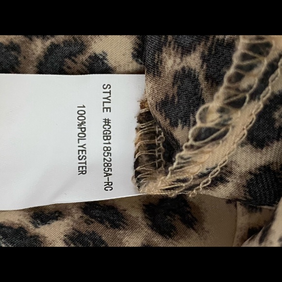 Leopard Midi Skirt With Ruffle - Picture 4 of 4